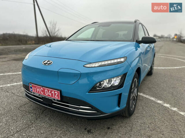 Синий Хендай Kona, объемом двигателя 0 л и пробегом 51 тыс. км за 17400 $, фото 1 на Automoto.ua