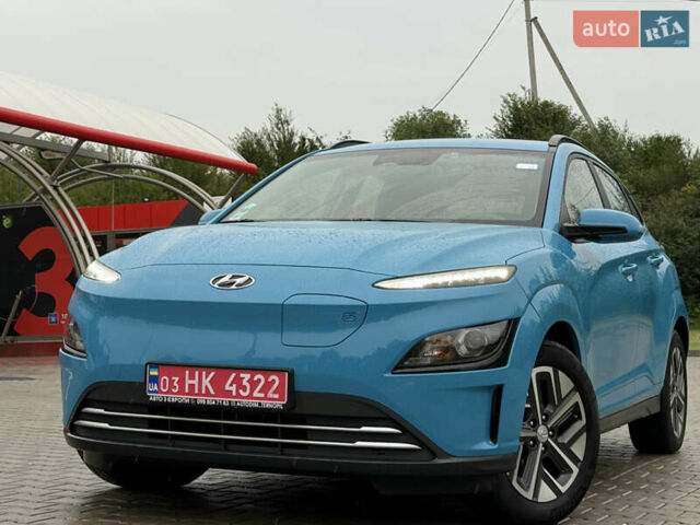 Синий Хендай Kona, объемом двигателя 0 л и пробегом 29 тыс. км за 16900 $, фото 1 на Automoto.ua