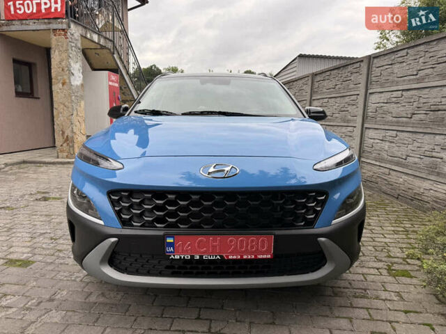 Синий Хендай Kona, объемом двигателя 2 л и пробегом 29 тыс. км за 18999 $, фото 1 на Automoto.ua
