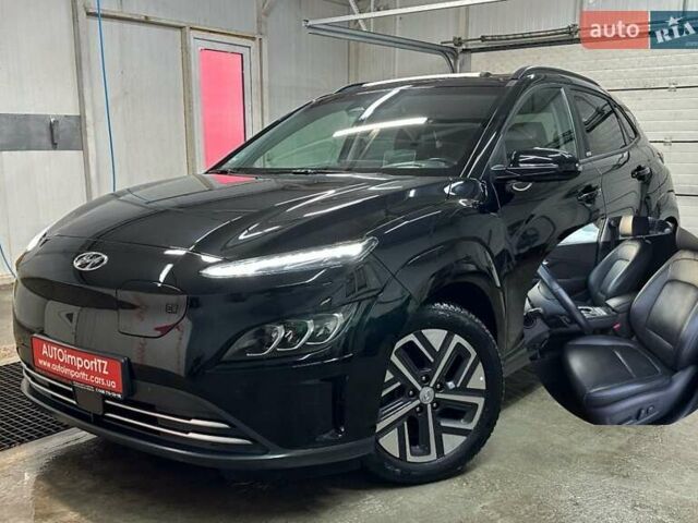 Черный Хендай Kona Electric, объемом двигателя 0 л и пробегом 80 тыс. км за 23100 $, фото 1 на Automoto.ua