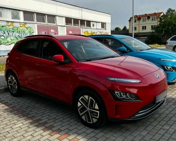 Червоний Хендай Kona Electric, об'ємом двигуна 0.06 л та пробігом 1 тис. км за 46900 $, фото 1 на Automoto.ua