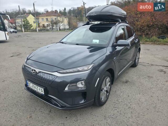 Серый Хендай Kona Electric, объемом двигателя 0 л и пробегом 89 тыс. км за 19500 $, фото 1 на Automoto.ua