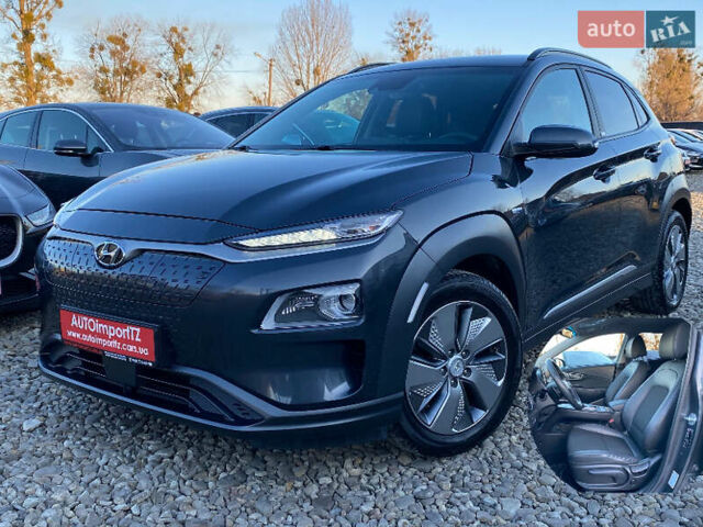 Серый Хендай Kona Electric, объемом двигателя 0 л и пробегом 104 тыс. км за 17200 $, фото 1 на Automoto.ua