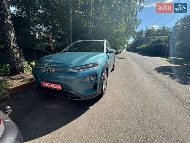 Синій Хендай Kona Electric, об'ємом двигуна 0 л та пробігом 140 тис. км за 17500 $, фото 1 на Automoto.ua
