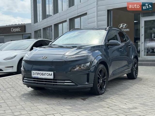 Синий Хендай Kona Electric, объемом двигателя 0 л и пробегом 84 тыс. км за 17900 $, фото 1 на Automoto.ua