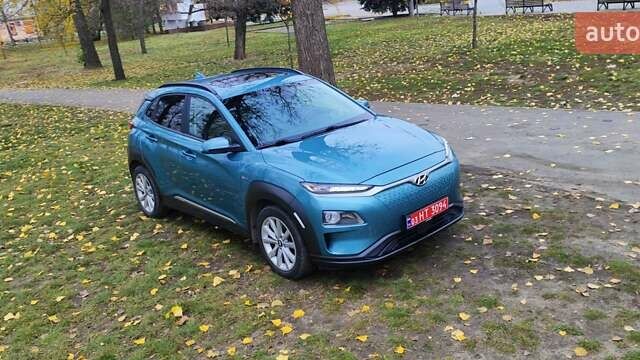 Зеленый Хендай Kona Electric, объемом двигателя 0 л и пробегом 120 тыс. км за 17800 $, фото 1 на Automoto.ua