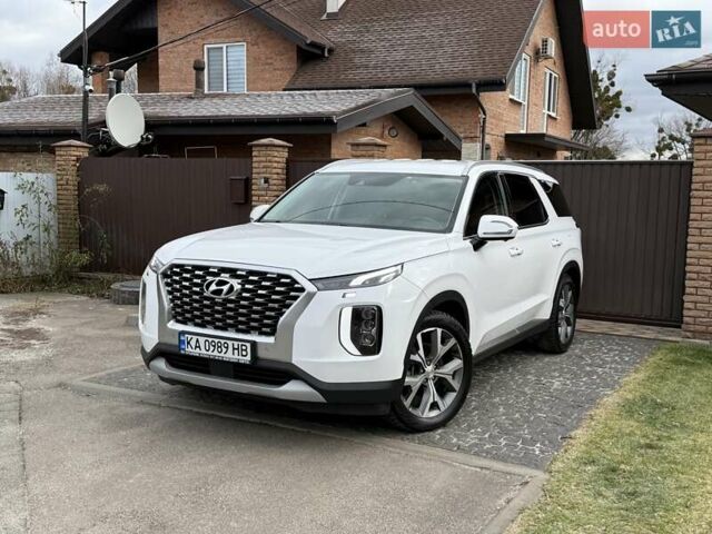 Белый Хендай Palisade, объемом двигателя 3.47 л и пробегом 93 тыс. км за 38000 $, фото 1 на Automoto.ua