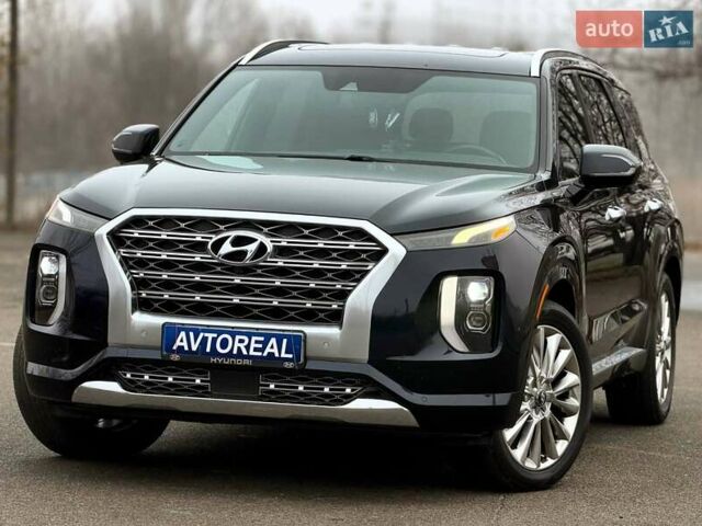 Черный Хендай Palisade, объемом двигателя 3.78 л и пробегом 121 тыс. км за 26900 $, фото 1 на Automoto.ua