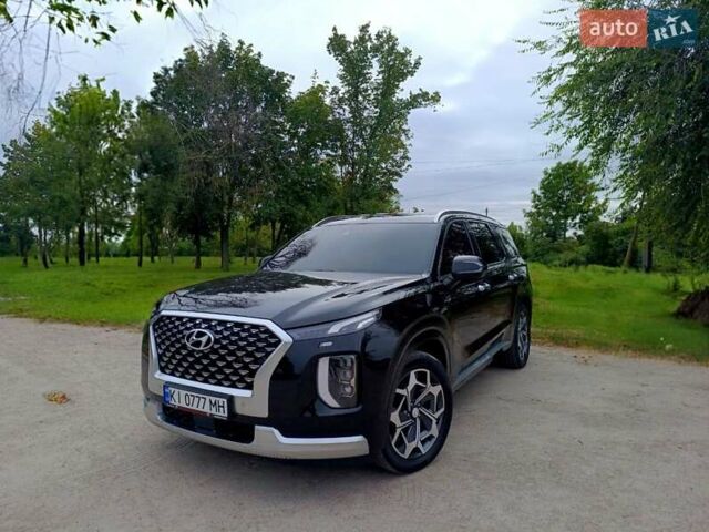 Черный Хендай Palisade, объемом двигателя 2.2 л и пробегом 66 тыс. км за 44500 $, фото 1 на Automoto.ua