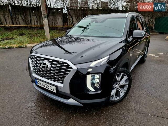 Черный Хендай Palisade, объемом двигателя 2.2 л и пробегом 107 тыс. км за 29900 $, фото 1 на Automoto.ua