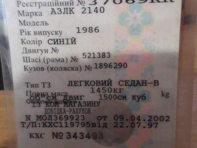 Синій ІЖ 412, об'ємом двигуна 1.5 л та пробігом 9 тис. км за 306 $, фото 1 на Automoto.ua