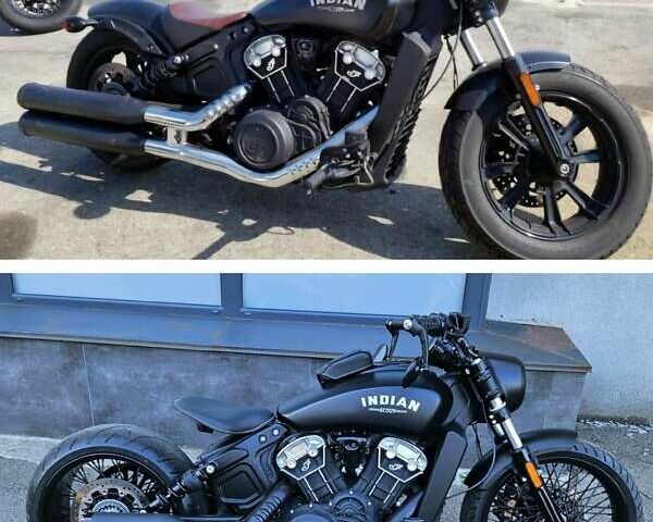 Черный Индиан Scout, объемом двигателя 1.13 л и пробегом 9 тыс. км за 27500 $, фото 1 на Automoto.ua