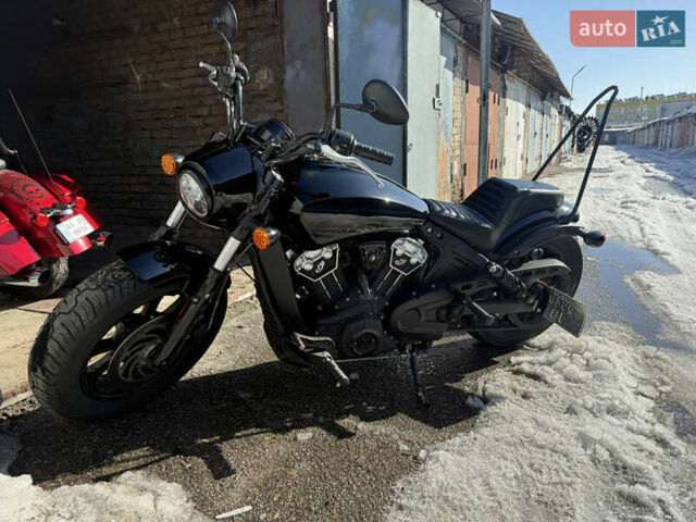 Чорний Індіан Scout  Bobber , об'ємом двигуна 1.13 л та пробігом 20 тис. км за 12900 $, фото 1 на Automoto.ua