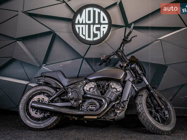 Черный Индиан Scout  Bobber , объемом двигателя 1.1 л и пробегом 19 тыс. км за 18000 $, фото 1 на Automoto.ua