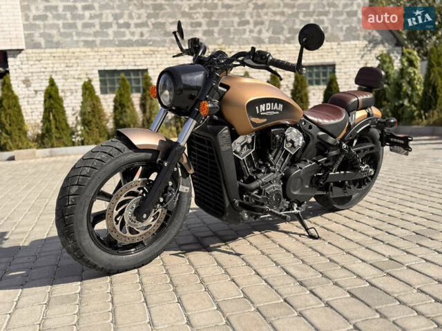 Коричневый Индиан Scout  Bobber , объемом двигателя 1.13 л и пробегом 12 тыс. км за 12000 $, фото 1 на Automoto.ua