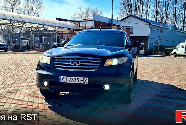 Чорний Інфініті ФХ, об'ємом двигуна 35 л та пробігом 300 тис. км за 8900 $, фото 1 на Automoto.ua