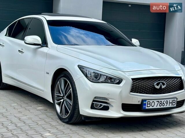 Білий Інфініті Q50, об'ємом двигуна 2.2 л та пробігом 190 тис. км за 14750 $, фото 1 на Automoto.ua