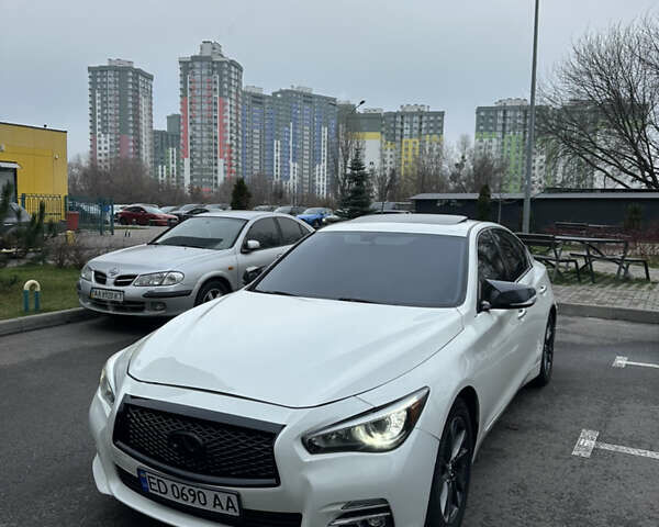 Білий Інфініті Q50, об'ємом двигуна 3 л та пробігом 79 тис. км за 13900 $, фото 1 на Automoto.ua