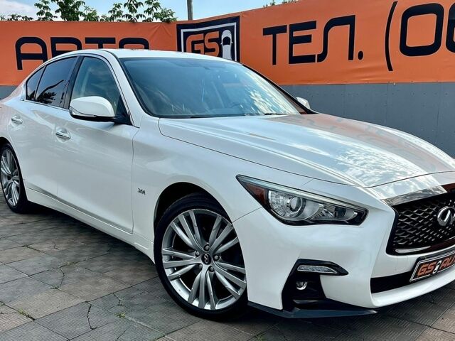 Білий Інфініті Q50, об'ємом двигуна 3 л та пробігом 91 тис. км за 15000 $, фото 1 на Automoto.ua