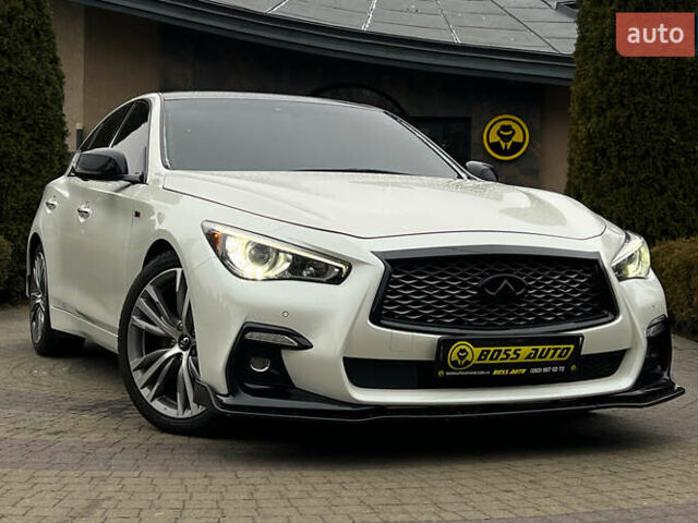 Білий Інфініті Q50, об'ємом двигуна 3 л та пробігом 60 тис. км за 20300 $, фото 1 на Automoto.ua