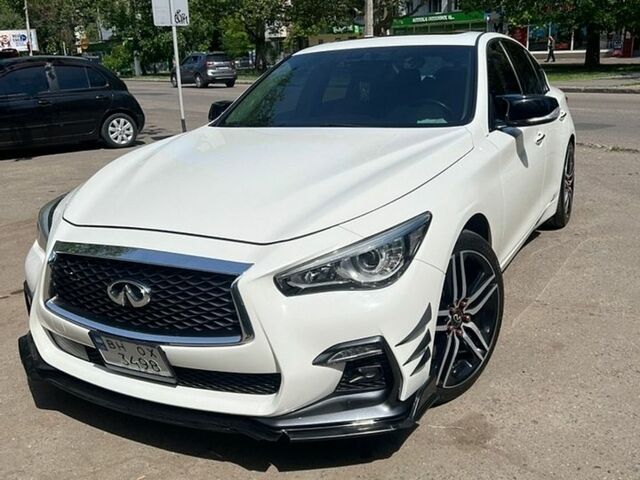 Білий Інфініті Q50, об'ємом двигуна 3 л та пробігом 55 тис. км за 15000 $, фото 1 на Automoto.ua