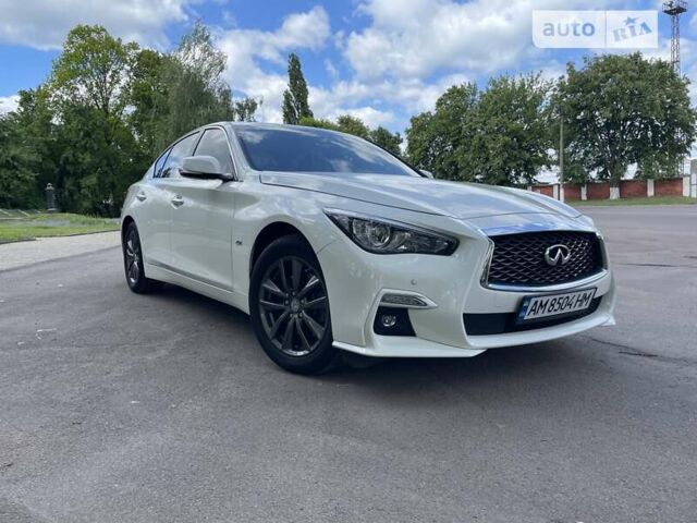 Білий Інфініті Q50, об'ємом двигуна 1.99 л та пробігом 66 тис. км за 15700 $, фото 1 на Automoto.ua