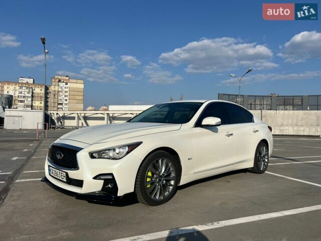 Білий Інфініті Q50, об'ємом двигуна 3 л та пробігом 103 тис. км за 15500 $, фото 1 на Automoto.ua