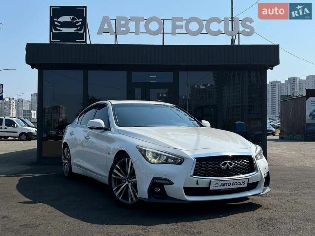 Білий Інфініті Q50, об'ємом двигуна 3 л та пробігом 124 тис. км за 18990 $, фото 1 на Automoto.ua
