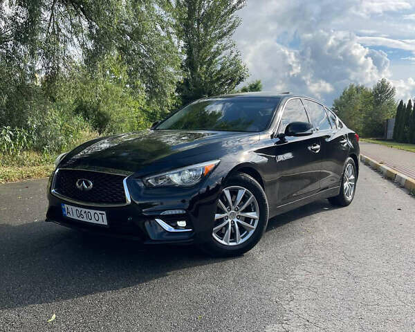 Чорний Інфініті Q50, об'ємом двигуна 3.7 л та пробігом 137 тис. км за 14000 $, фото 1 на Automoto.ua