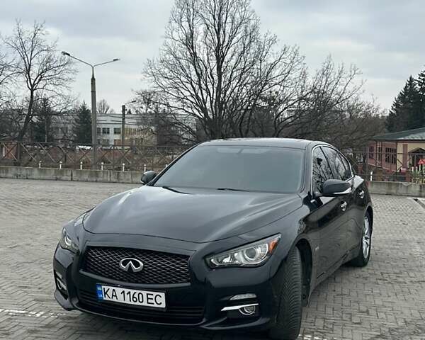 Чорний Інфініті Q50, об'ємом двигуна 3.5 л та пробігом 49 тис. км за 15500 $, фото 1 на Automoto.ua