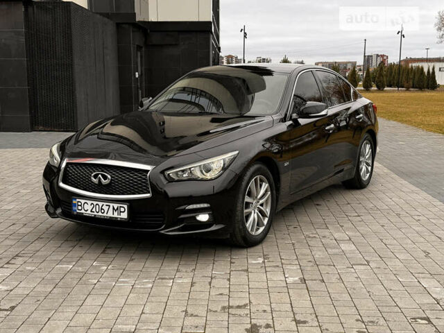 Чорний Інфініті Q50, об'ємом двигуна 2.2 л та пробігом 194 тис. км за 13999 $, фото 1 на Automoto.ua