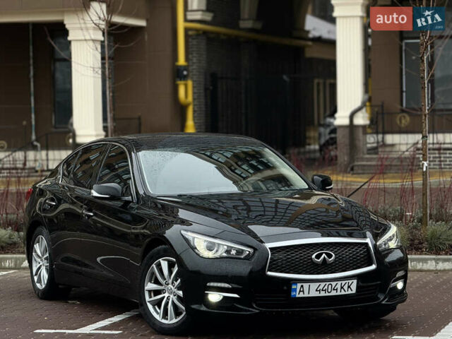 Черный Инфинити Q50, объемом двигателя 2.2 л и пробегом 221 тыс. км за 14300 $, фото 1 на Automoto.ua