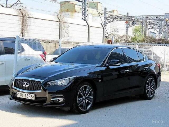 Черный Инфинити Q50, объемом двигателя 2.2 л и пробегом 148 тыс. км за 4500 $, фото 1 на Automoto.ua