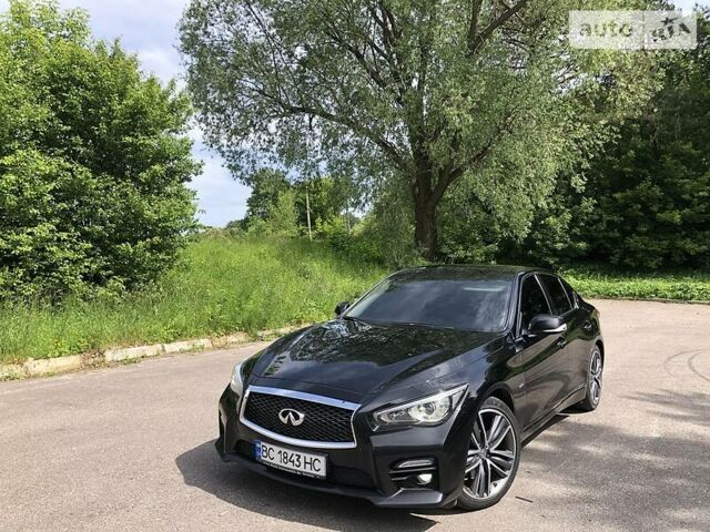 Чорний Інфініті Q50, об'ємом двигуна 2.1 л та пробігом 202 тис. км за 17000 $, фото 1 на Automoto.ua