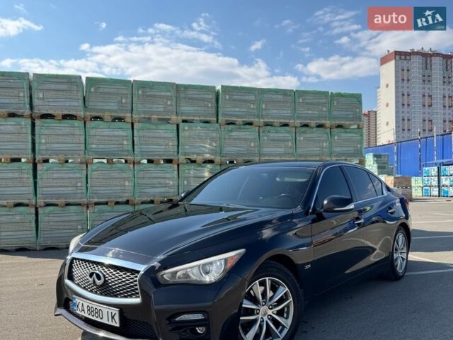 Черный Инфинити Q50, объемом двигателя 2.14 л и пробегом 130 тыс. км за 14500 $, фото 1 на Automoto.ua