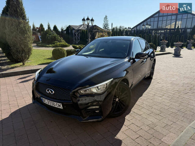 Черный Инфинити Q50, объемом двигателя 2.14 л и пробегом 205 тыс. км за 14600 $, фото 1 на Automoto.ua