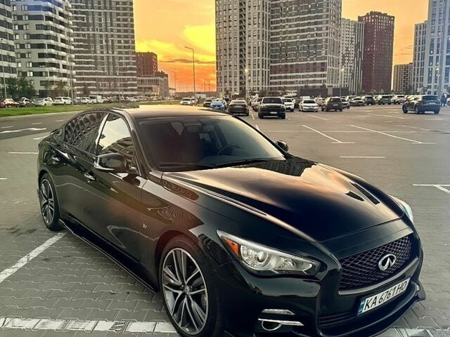 Чорний Інфініті Q50, об'ємом двигуна 3.7 л та пробігом 124 тис. км за 14500 $, фото 1 на Automoto.ua