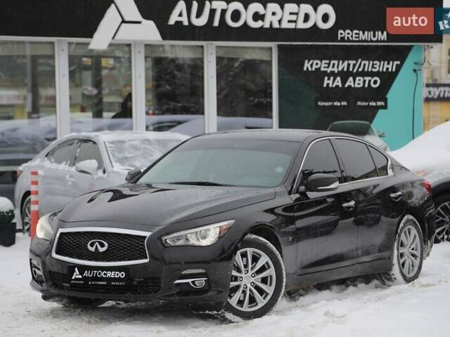 Чорний Інфініті Q50, об'ємом двигуна 3.7 л та пробігом 173 тис. км за 15000 $, фото 1 на Automoto.ua