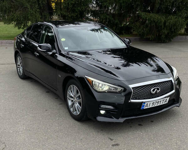 Черный Инфинити Q50, объемом двигателя 2.14 л и пробегом 245 тыс. км за 12450 $, фото 1 на Automoto.ua