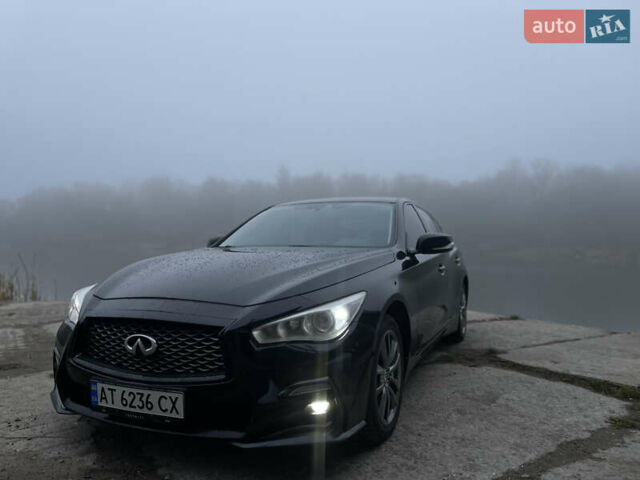 Черный Инфинити Q50, объемом двигателя 2.14 л и пробегом 190 тыс. км за 13100 $, фото 1 на Automoto.ua