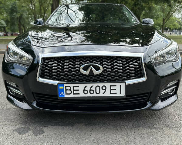 Чорний Інфініті Q50, об'ємом двигуна 3 л та пробігом 89 тис. км за 16000 $, фото 1 на Automoto.ua