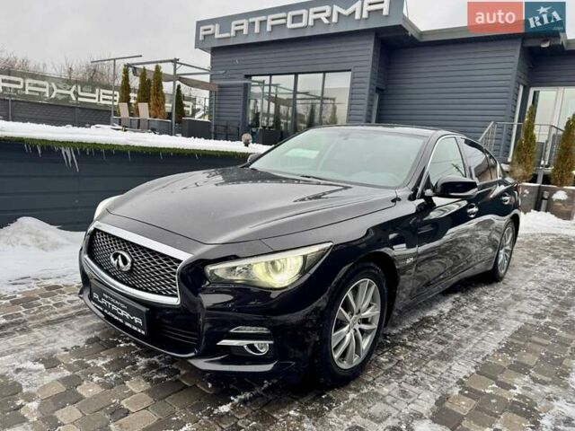 Черный Инфинити Q50, объемом двигателя 2.14 л и пробегом 148 тыс. км за 15900 $, фото 1 на Automoto.ua