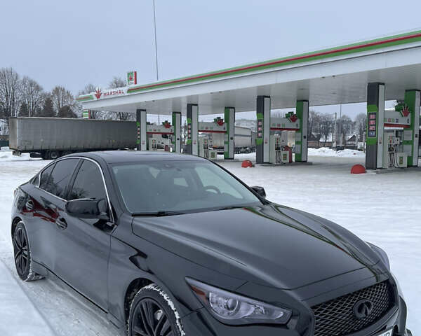 Черный Инфинити Q50, объемом двигателя 1.99 л и пробегом 164 тыс. км за 13200 $, фото 1 на Automoto.ua