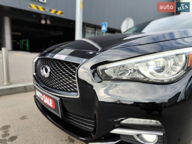 Чорний Інфініті Q50, об'ємом двигуна 2 л та пробігом 151 тис. км за 11990 $, фото 1 на Automoto.ua