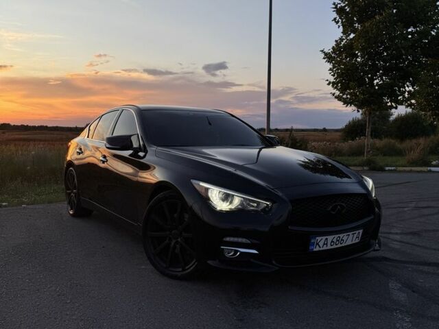 Чорний Інфініті Q50, об'ємом двигуна 3 л та пробігом 59 тис. км за 10602 $, фото 1 на Automoto.ua