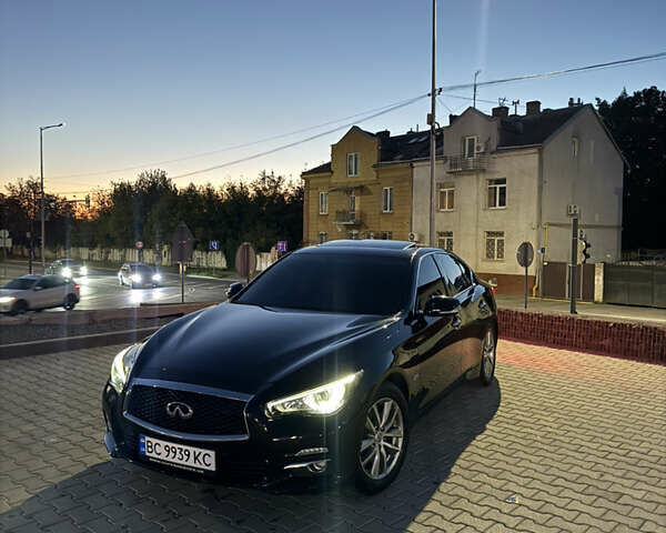 Черный Инфинити Q50, объемом двигателя 2.14 л и пробегом 120 тыс. км за 17700 $, фото 1 на Automoto.ua