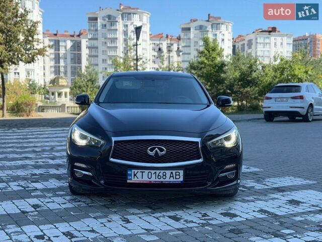 Черный Инфинити Q50, объемом двигателя 2.14 л и пробегом 262 тыс. км за 12990 $, фото 1 на Automoto.ua