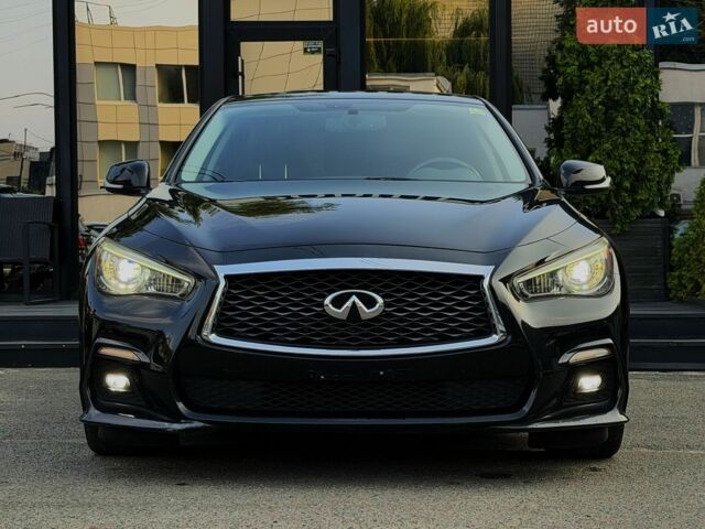 Чорний Інфініті Q50, об'ємом двигуна 3 л та пробігом 135 тис. км за 14699 $, фото 1 на Automoto.ua