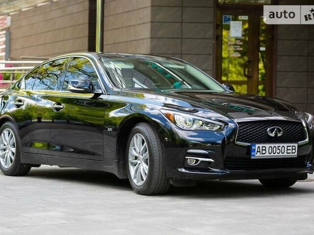 Чорний Інфініті Q50, об'ємом двигуна 3 л та пробігом 27 тис. км за 28500 $, фото 1 на Automoto.ua