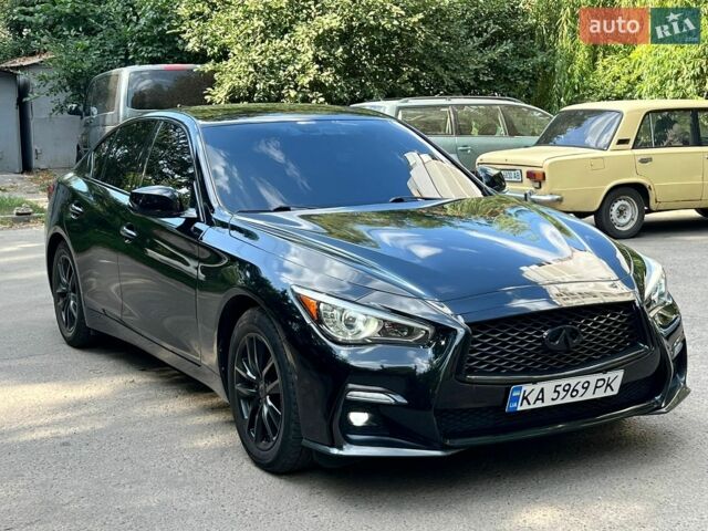 Чорний Інфініті Q50, об'ємом двигуна 1.99 л та пробігом 130 тис. км за 13500 $, фото 1 на Automoto.ua